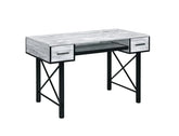 Settea Antique White & Black Finish Desk Model 92797 By ACME Furniture